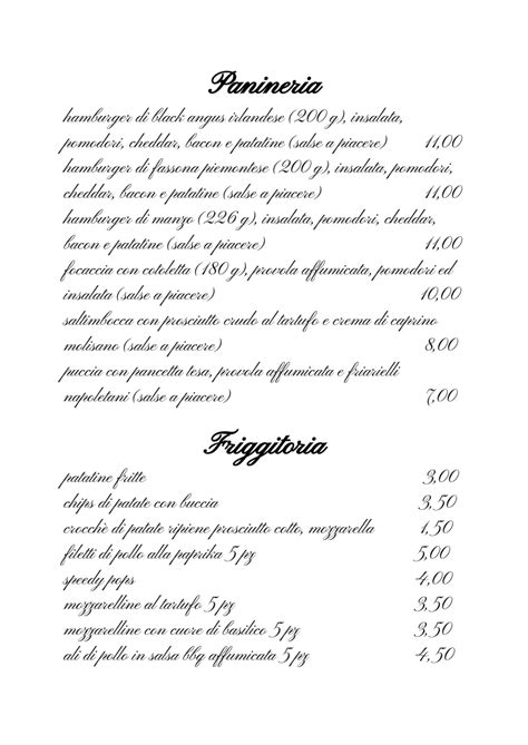 bar bojano menu|Menu da Ana Marin Bar, Bojano